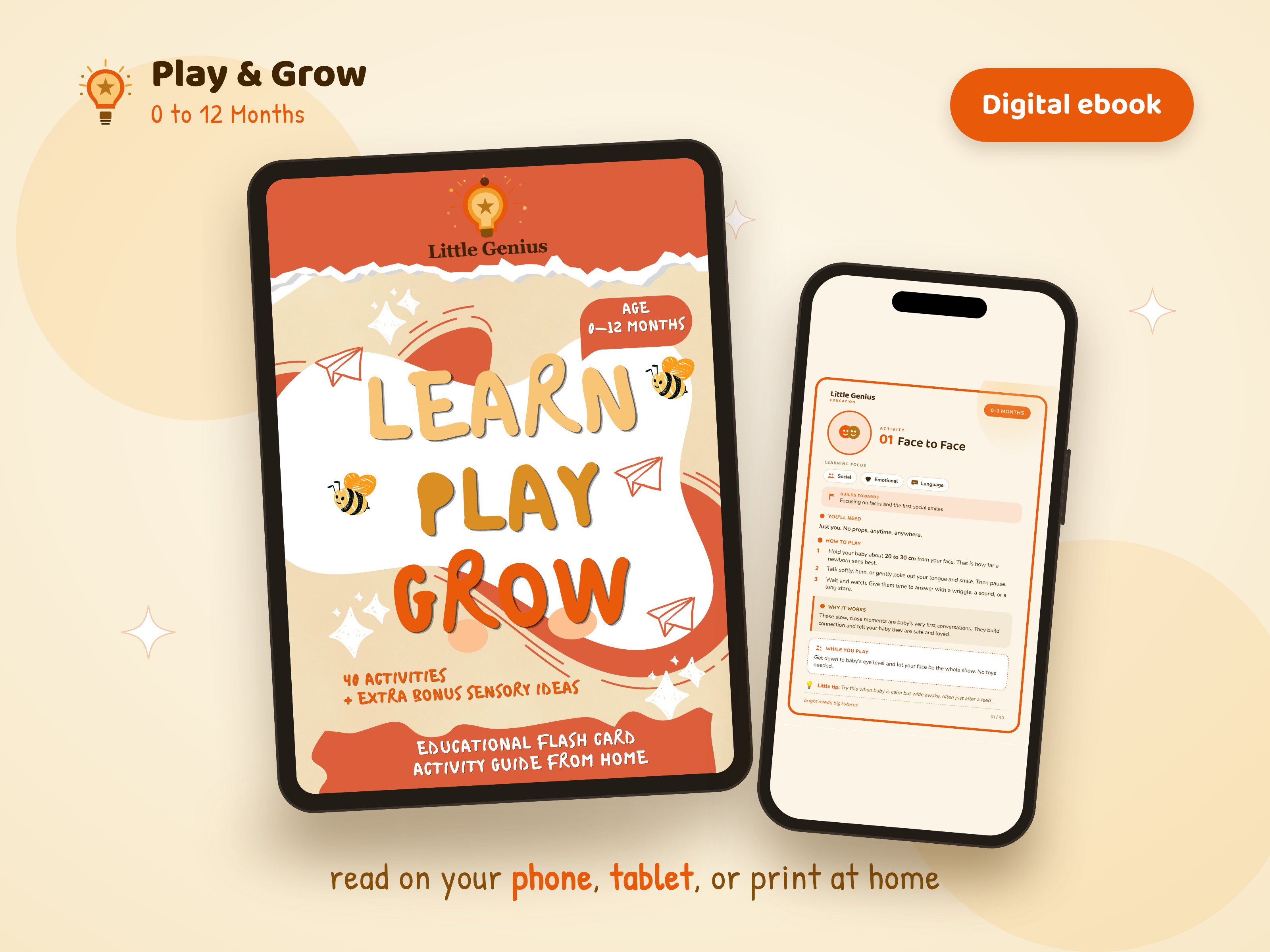 Play & Grow, 0 to 12 Months